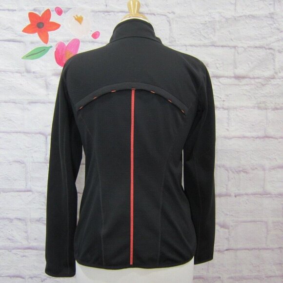 Heidi Klum for New Balance Black Full Zip Jacket Size S Reflective Windstopper - Picture 4 of 7